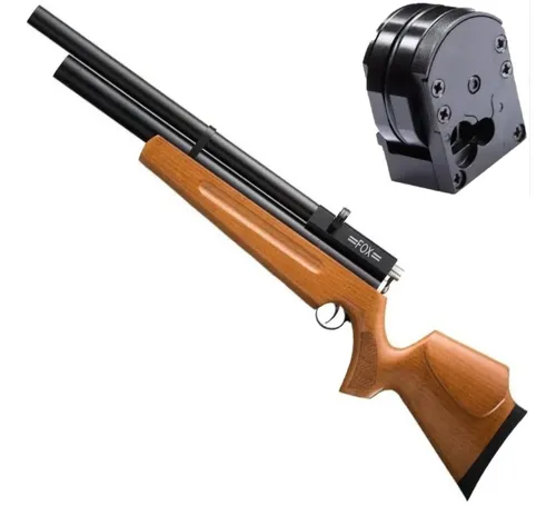 comprar Rifle Pcp Fox M22 Reg Aire Comprimido Supresor + Cargador