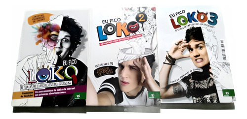 Livro: Eu Fico Loko - Christian Figueiredo - Vol 1, 2 E 3 (Usado)