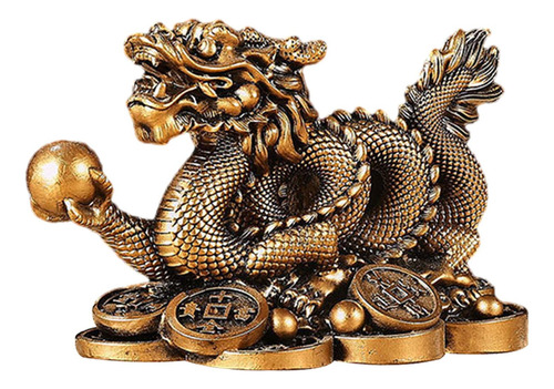 2 Figura Del Año Del Dragón Chino, Decoración Fengshui,