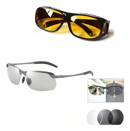 Gafas De Visión Nocturna, 2 Unidades, For Conducir De Día Y