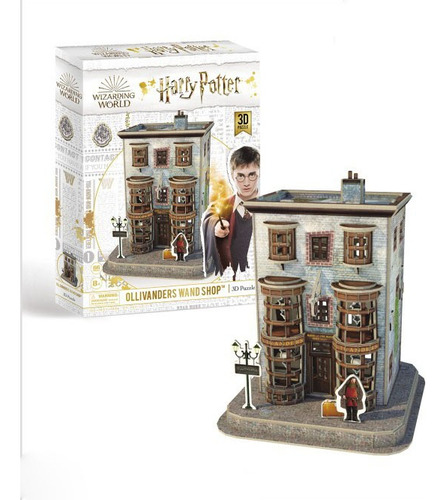 Rompecabezas 3d Harry Potter Ollivanders Wand Shop Colección