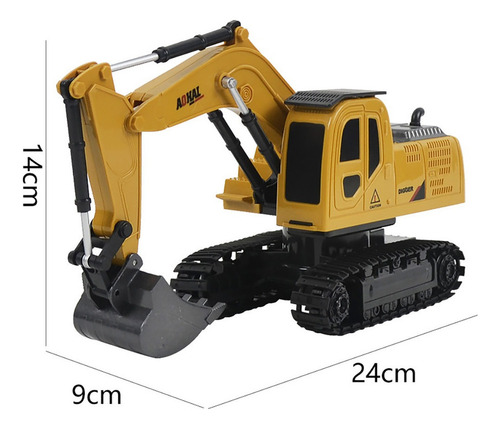 Excavadora De Metal Fundido A Presión F 959f Truck Toy Tract