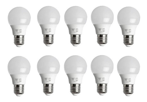 Imagen 1 de 6 de 10 Lámparas Led Sica 7w - Clásica - Luz Fría - Bajo Consumo