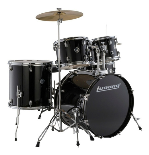 Imagen 2 de 2 de Ludwig Bateria Ludwig Accent Drive Batería Negra