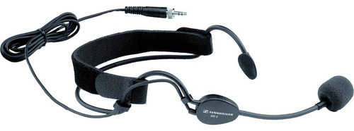 Faixa de cabeça de microfone Sennheiser Me 3 para sistema sem fio, cor preta
