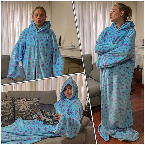 Cobijas Con Mangas Mantas Con Mangas Pijamas Monk