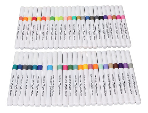 Marcadores Acrílicos De Tinta A Base De Agua 48 Colores