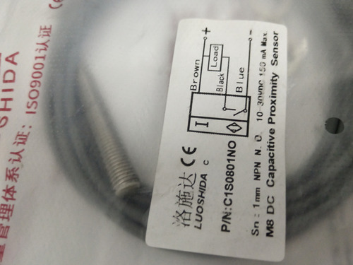 Sensor Capacitivo M8 No 1mm 10-30vdc