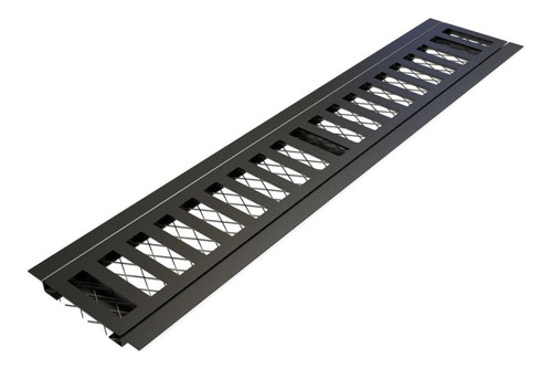 Kit 2 Ralo Linear 10x100 Cm Grelha Aluminio (modular 50cm)