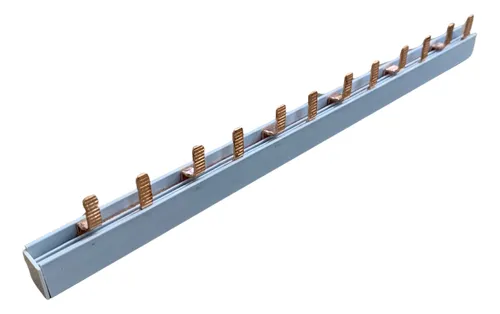 comprar Barramento Pente Bipolar 12 Polos 63a Para 6 Disjuntores 2p