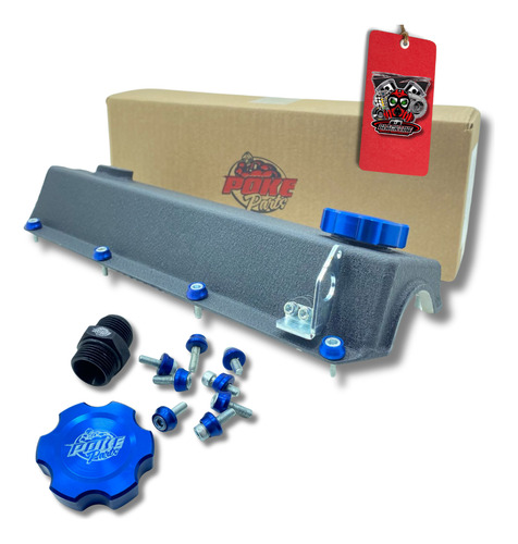 Tampa De Valvula Motor Ap Azul Com Suporte Para Sensor