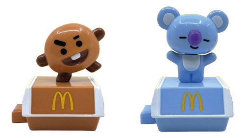 Set De 7 Figuras Bt21 Colección Completa Mcdonald's Armys