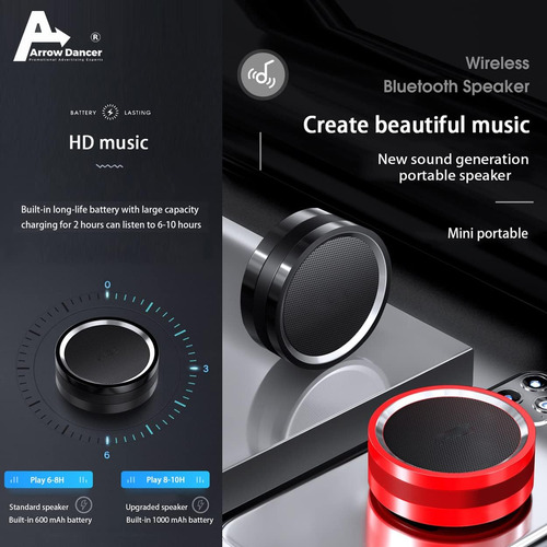 A7 Mini Altavoces Bluetooth Portátiles Pequeño Altavoz 52 Y