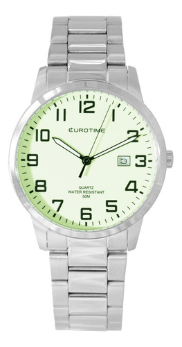 Reloj Eurotime Luminiscente Acero 11/0692