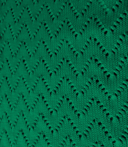 Tela Calada Tipo W 100% Algodón Peinado. Color Verde.