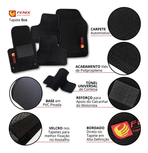Imagem 5 de 6 de Tapetes Para Fiat Strada Cabine Simples Carpete