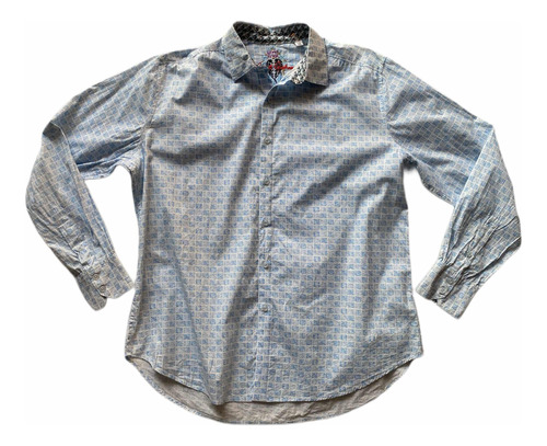 Robert Graham Camisa Cuadros Azul Claro M