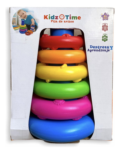 Kidz Time, Pila De 5 Aritos, Juego De 5 Aros