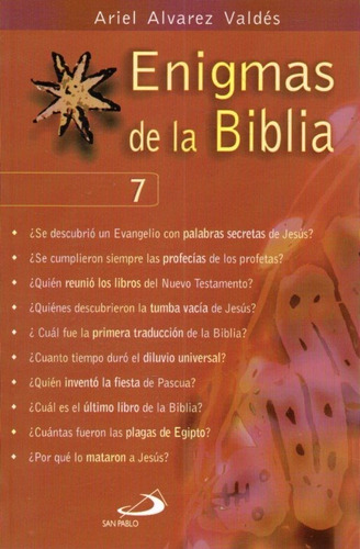 Enigmas De La Biblia Ariel Alvarez Valdes 