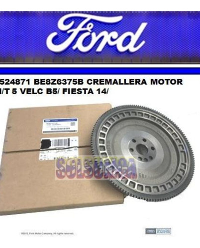 Cremallera Motor Ford Fiesta Titanium 14/ Original