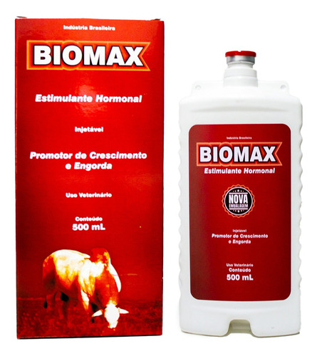 Biomax - Promotor De Engorda E Crescimento P/ Bovinos 02 Und