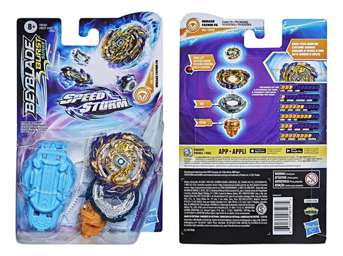 Beyblade Burst Surge Speedstorm Mirage Fafnir F6 Spinning To