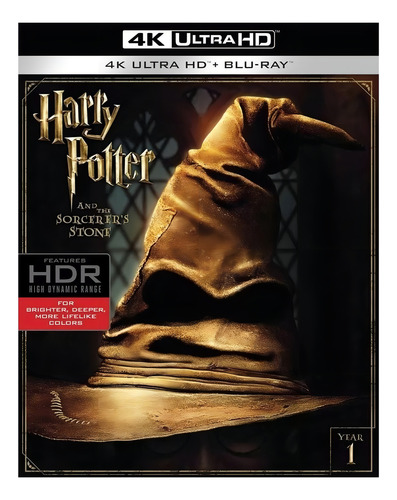Harry Potter La Piedra Filosofal Año 1 Pelicula 4k Ultra Hd