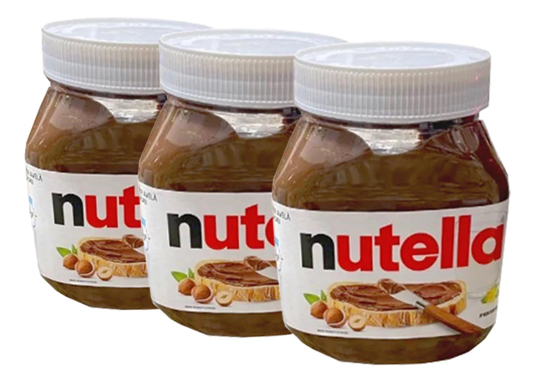 Kit 3 Nutella 650gr