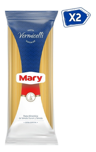Pasta Vermicelly Mary Superior 1kg Mojitos Bodegón
