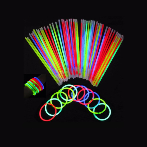 50 Pulsera Quimica Neon Luminosa Fiesta Casamiento Carnaval