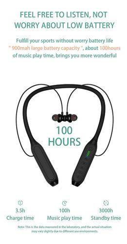 Auriculares Bluetooth Con Banda Para El Cuello De