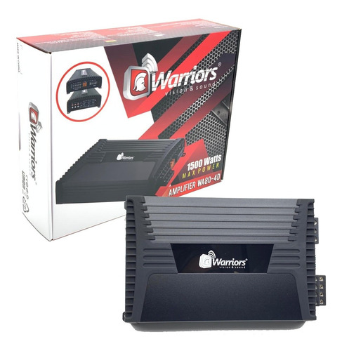 Amplificador Warriors Wa80-4d 1500w 4ch