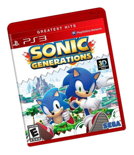 Sonic Generations Ps3 Mídia Física