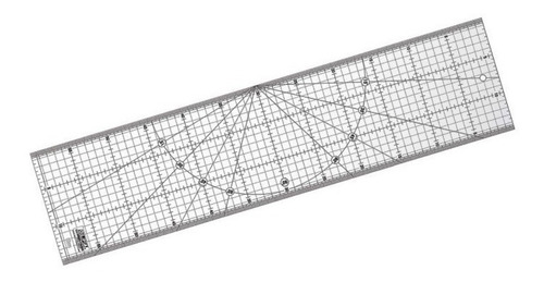 Imagen 1 de 2 de Regla Acrílica Transparente De 15 X 60cm Olfa Quilt Ruler