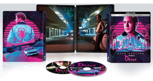 Drive Ryan Gosling 4k Steelbook Blu-ray