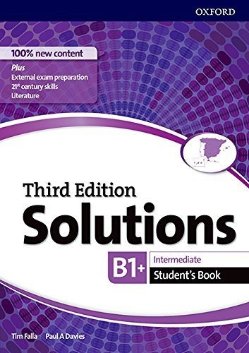 Solutions Intermediate. Student's Book 3rd Edition - 9780194