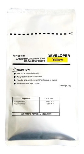 Revelador Yellow Ricoh Mp C 4000 5000 2030 2050 2051 2550 