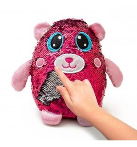 Peluche Muñeco Con Lentejuela Reversible
