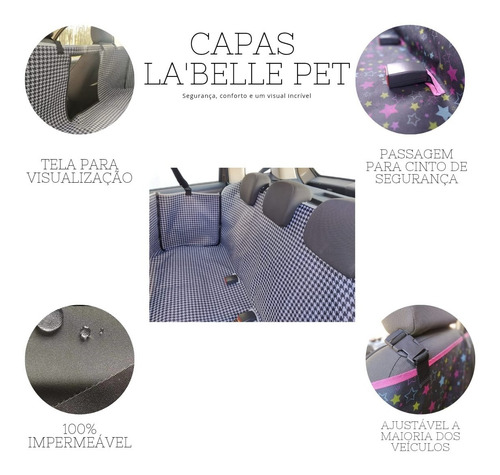 Imagem 5 de 6 de Capa Pet Impermeável Para Carro La'belle Pet Cães E Gatos