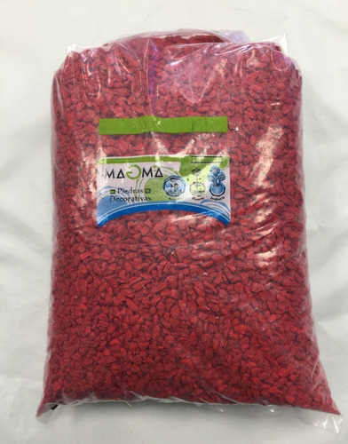 Piedras Gravas Color Pleno Acuario Maceta Cactus Magma 10 Kg