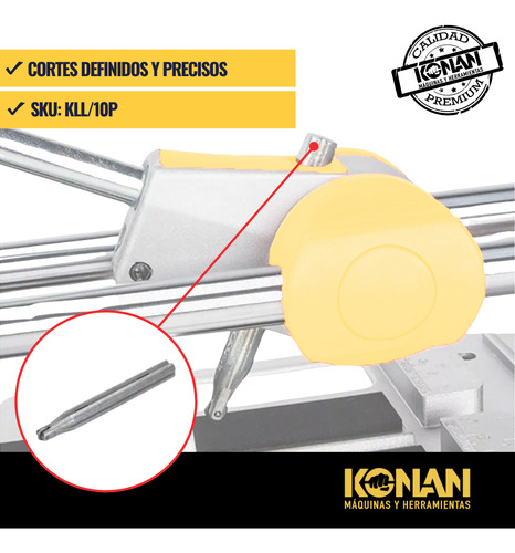 Lapiz Rodel Para Cortadora De Ceramica Kll/10p 10mm Konan