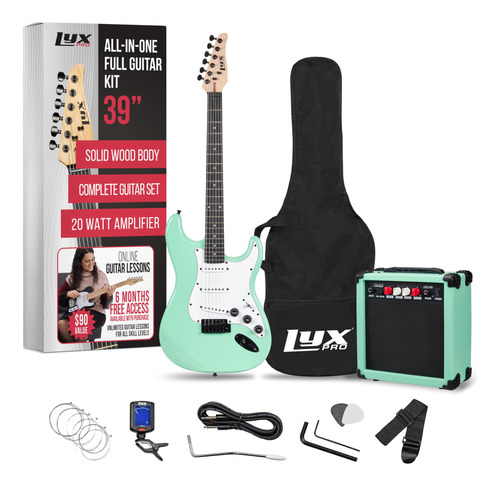 Kit De Guitarra Eléctrica Con Amplificador De 20 W, Accesori