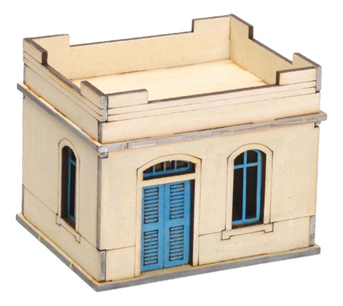 1/72 Kits De Arquitetura De Madeira 3d Quarto Individual
