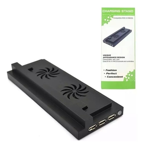 Base Cargadora Xbox One S 2 Cooler Hub 3 Usb Titan Belgrano