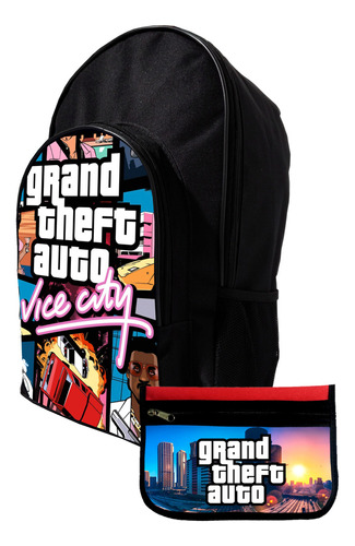 Mochila Y Cartuchera Promo Gta Vice City #66