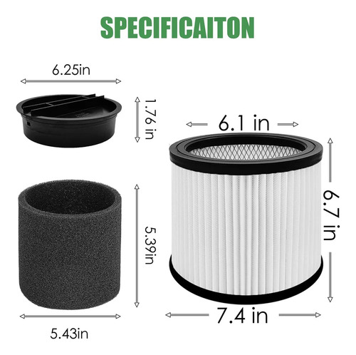 Repuesto Para Filtro 90304, Reemplaza Para -fs