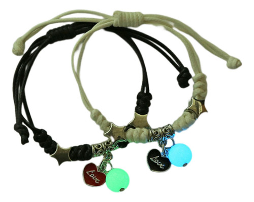 2x Pulsera Pulsera De Amigo Accesorio Pulsera De Encanto