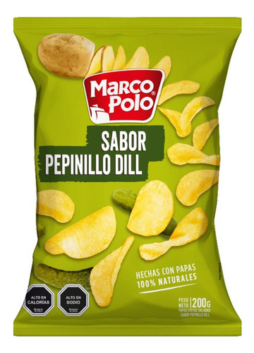 Papas Fritas Marco Polo Pepinillo Dill 200g