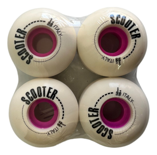 Pack Ruedas Skate Profesional Scooter Italy 52mm Uretano 95a