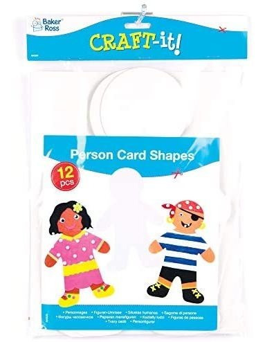 Imagen 6 de 6 de Tarjeta Grande De Persona Formas, Personajes Para Niños Para